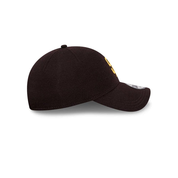 This is a San Diego Padres MLB Merino Wool Dark Brown 9TWENTY Adjustable Cap 5