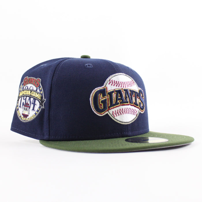 San Francisco Giants 1984 All Star Game New Era 59Fifty Fitted Hat (Oceanside Rifle Green Gray Under Brim)