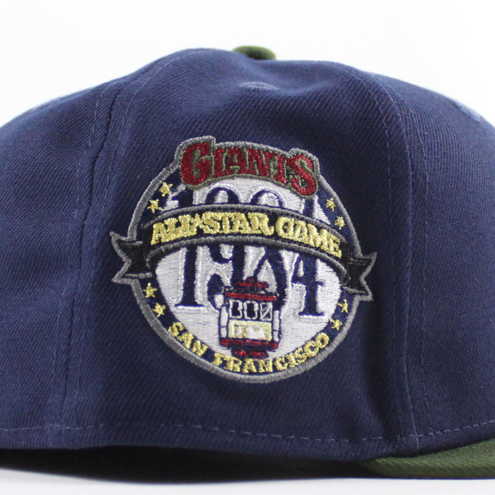San Francisco Giants 1984 All Star Game New Era 59Fifty Fitted Hat (Oceanside Rifle Green Gray Under Brim)