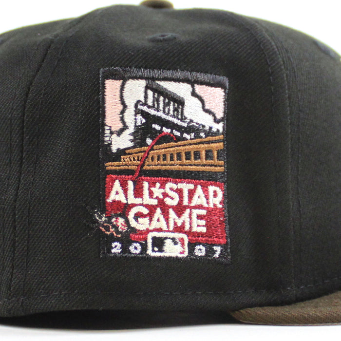San Francisco Giants 2007 All Star Game New Era 59Fifty Fitted Hat (Black Walnut Gray Under Brim)