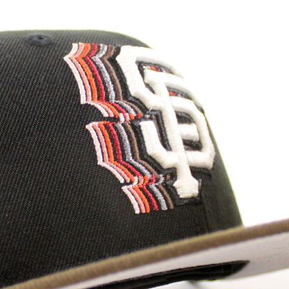 San Francisco Giants 2007 All Star Game New Era 59Fifty Fitted Hat (Black Walnut Gray Under Brim)