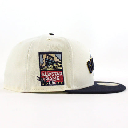 San Francisco Giants 2007 All Star Game New Era 59Fifty Fitted Hat (Chrome White Navy Gray Under Brim)