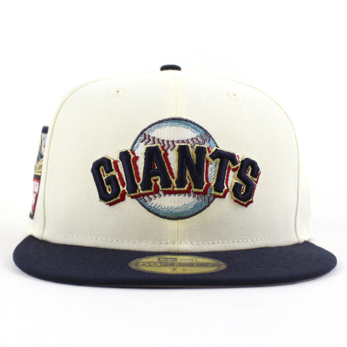 San Francisco Giants 2007 All Star Game New Era 59Fifty Fitted Hat (Chrome White Navy Gray Under Brim)