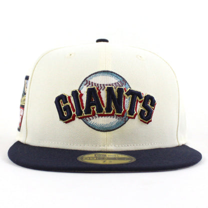 San Francisco Giants 2007 All Star Game New Era 59Fifty Fitted Hat (Chrome White Navy Gray Under Brim)