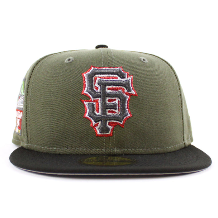 San Francisco Giants 2007 All Star Game New Era 59Fifty Fitted Hat (Olive Black Gray Under Brim)