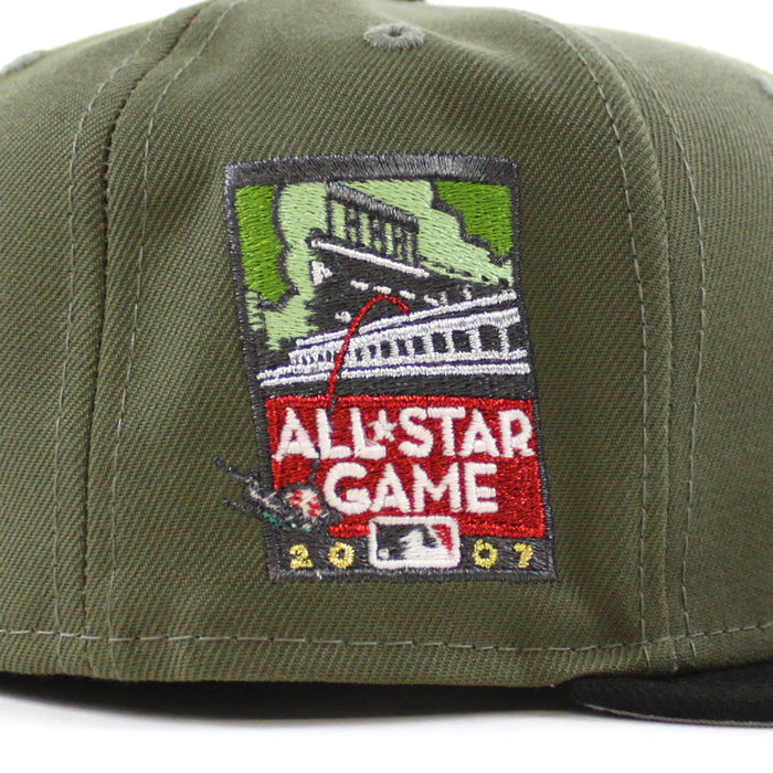 San Francisco Giants 2007 All Star Game New Era 59Fifty Fitted Hat (Olive Black Gray Under Brim)