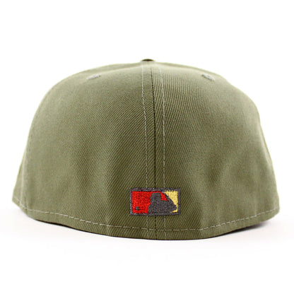 San Francisco Giants 2007 All Star Game New Era 59Fifty Fitted Hat (Olive Black Gray Under Brim)