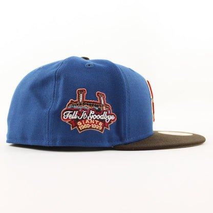 San Francisco Giants Tell It GoodBye New Era 59Fifty Fitted Hat (GITD SeaShore Blue Walnut Khaki Under Brim)