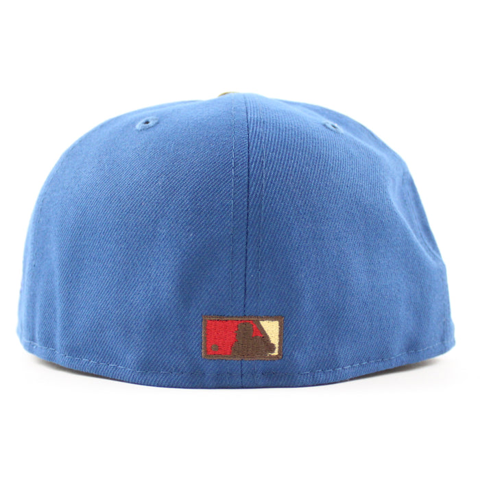 San Francisco Giants Tell It GoodBye New Era 59Fifty Fitted Hat (GITD SeaShore Blue Walnut Khaki Under Brim)
