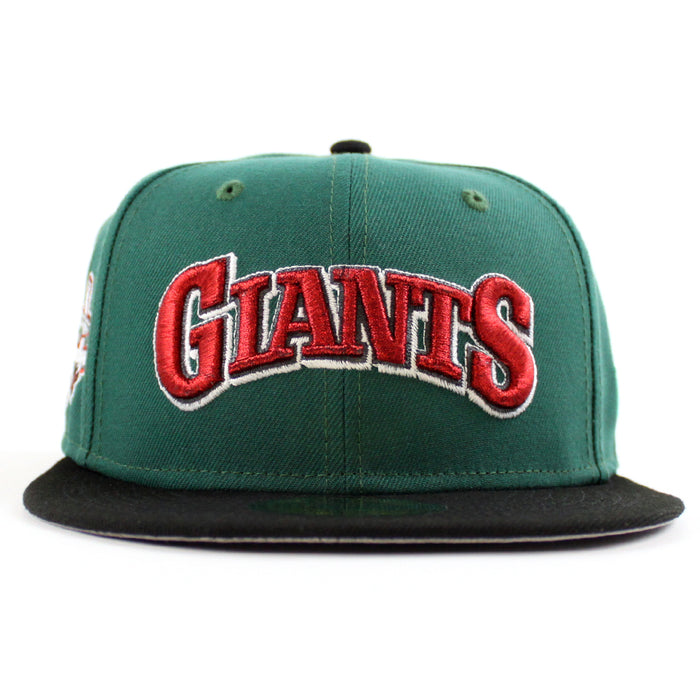 San Francisco Giants Tell It Goodbye patch New Era 59Fifty Fitted Hat (Emerald Black Gray Under Brim)