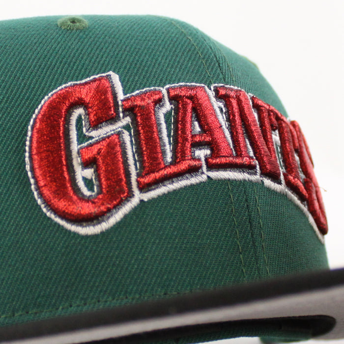 San Francisco Giants Tell It Goodbye patch New Era 59Fifty Fitted Hat (Emerald Black Gray Under Brim)