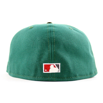 San Francisco Giants Tell It Goodbye patch New Era 59Fifty Fitted Hat (Emerald Black Gray Under Brim)
