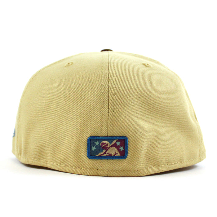SAN JOSE GIANTS 30th Anniversary New Era 59Fifty Fitted Hat (VEGAS GOLD MAROON KHAKI Under Brim)