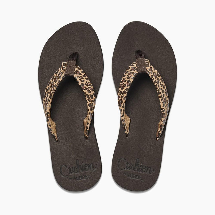 Sandalia Cushion Breeze Women Brown Print Reef