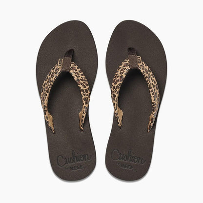 Sandalia Cushion Breeze Women Brown Print Reef