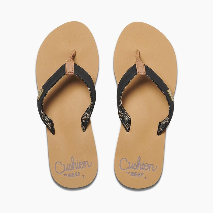Sandalia Cushion Sands Women Brown Black Reef