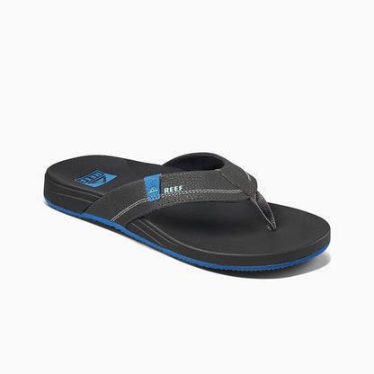 Sandalia Cushion Spring Men Black Blue Reef