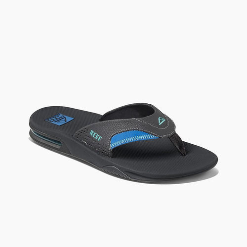 Sandalia Fanning Men Black Blue Reef