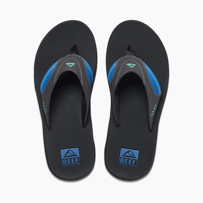 Sandalia Fanning Men Black Blue Reef