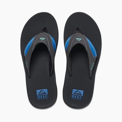 Sandalia Fanning Men Black Blue Reef