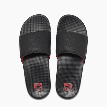 Sandalia One Slide Men Black Red Reef