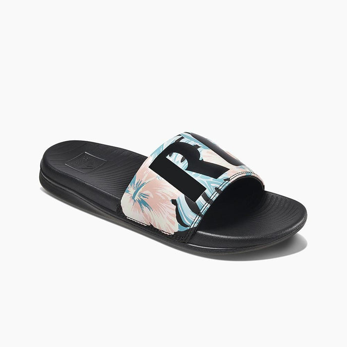 Sandalia One Slide Women Black Pink Reef