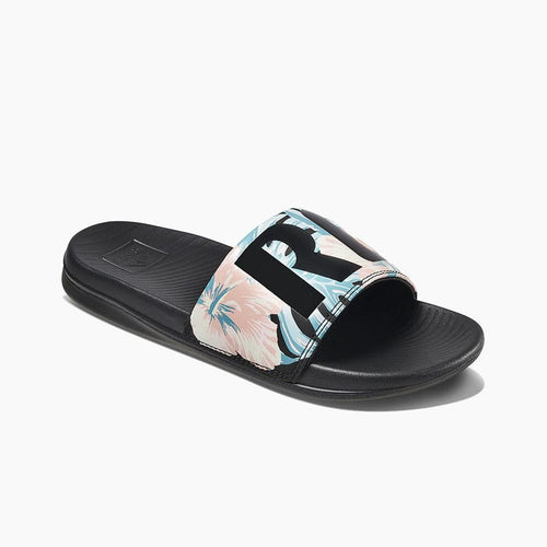 Sandalia One Slide Women Black Pink Reef