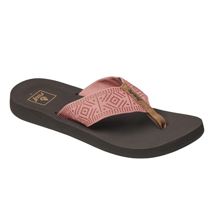 Sandalia Spring Woven Women Brown Pink Reef