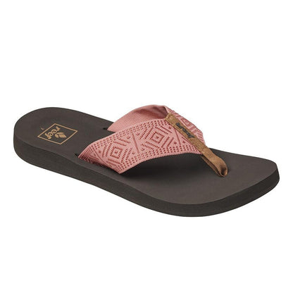 Sandalia Spring Woven Women Brown Pink Reef
