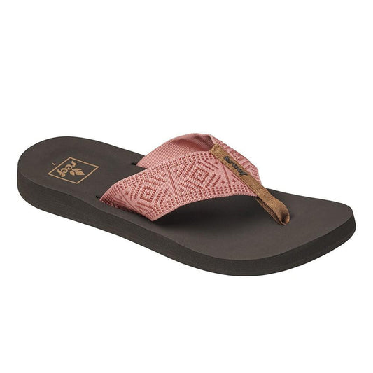 Sandalia Spring Woven Women Brown Pink Reef