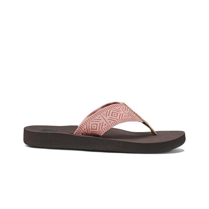Sandalia Spring Woven Women Brown Pink Reef