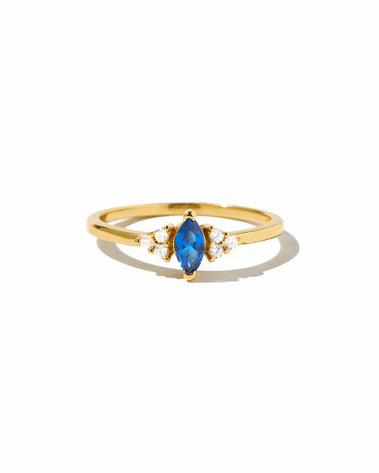 Sapphire Marquise Ring