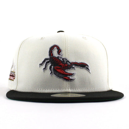 Scottsdale Scorpions Arizona Fall League New Era 59Fifty Fitted Cap (Chrome White Black Green Under Brim)