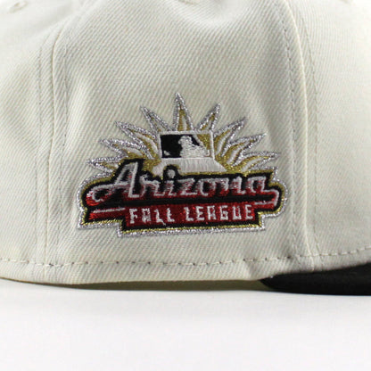 Scottsdale Scorpions Arizona Fall League New Era 59Fifty Fitted Cap (Chrome White Black Green Under Brim)