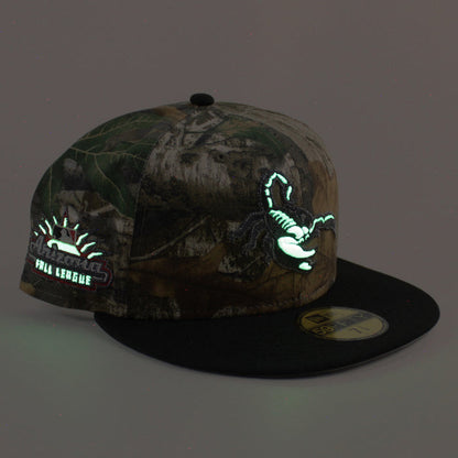Scottsdale Scorpions New Era 59Fifty Fitted Cap (Real Tree Camo Black Gray Under Brim)