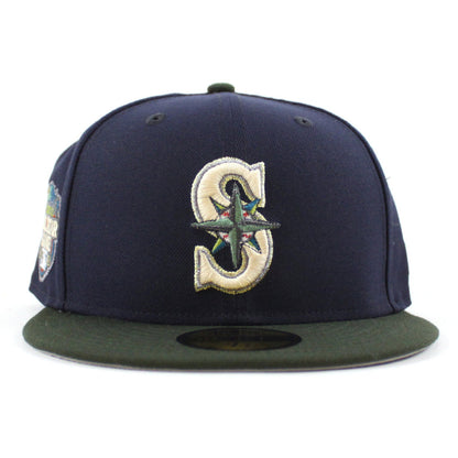 Seattle Mariners 2023 All Star Game New Era 59Fifty Fitted Hat (Navy SeaWeed Green Gray Under Brim)