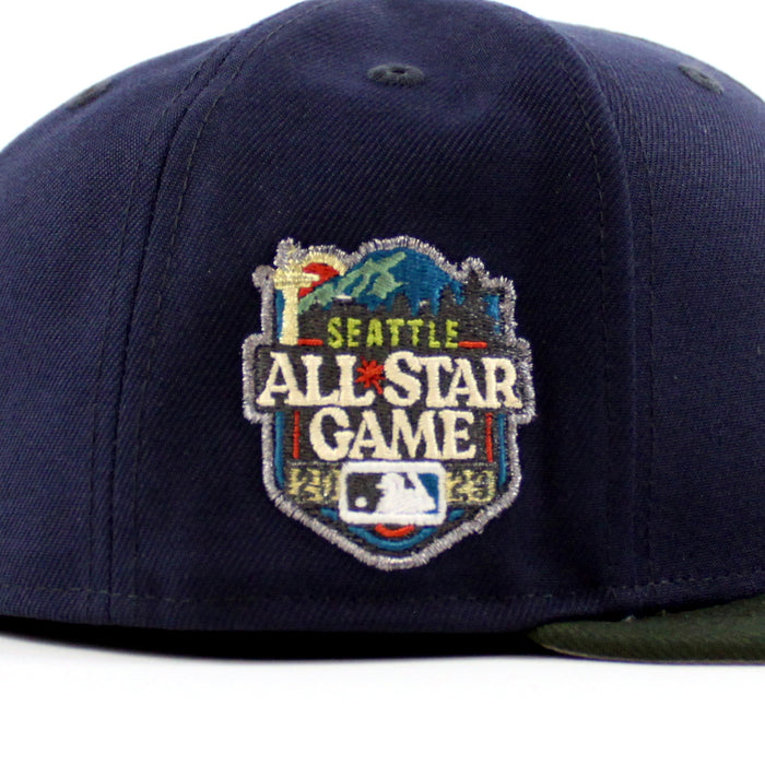 Seattle Mariners 2023 All Star Game New Era 59Fifty Fitted Hat (Navy SeaWeed Green Gray Under Brim)