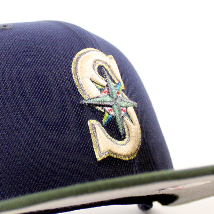Seattle Mariners 2023 All Star Game New Era 59Fifty Fitted Hat (Navy SeaWeed Green Gray Under Brim)
