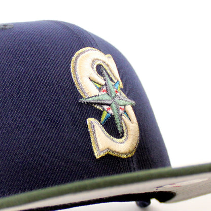 Seattle Mariners 2023 All Star Game New Era 59Fifty Fitted Hat (Navy SeaWeed Green Gray Under Brim)