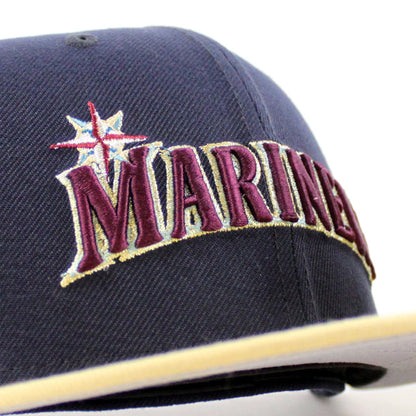 Seattle Mariners 2023 All Star Game New Era 59Fifty Fitted Hat (Night Shift Navy Vegas Gold Gray Under Brim)