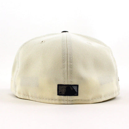 Seattle Mariners 20TH Anniversary New Era 59Fifty Fitted Hat (Chrome White Navy Gray Under Brim)
