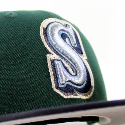 Seattle Mariners 20th Anniversary New Era 59Fifty Fitted Hat (Dark Green Navy Gray Under Brim)