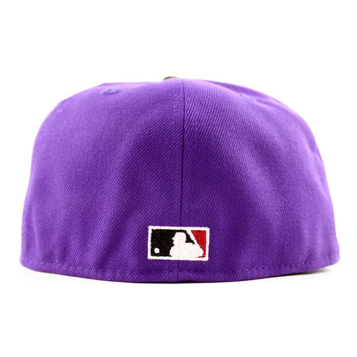 Seattle Mariners 20th Anniversary New Era 59Fifty Fitted Hat (Purple Black Gray Under Brim)