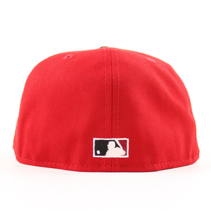 Seattle Mariners 30th Anniversary New Era 59Fifty Fitted Hat (Scarlet Red Black Gray Under Brim)