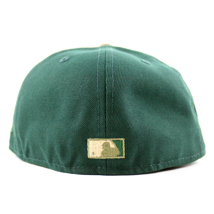 Seattle Mariners 40TH Anniversary New Era 59Fifty Fitted Hat (DK GREEN KHAKI TOASTED PEANUT Under Brim)