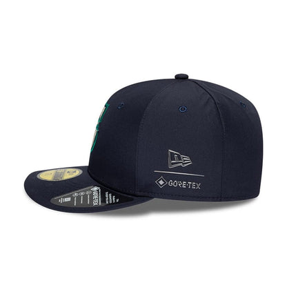 This is a Seattle Mariners MLB Gore-Tex Navy 59FIFTY Fitted Cap 5