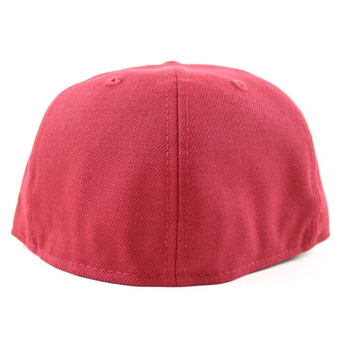 SF Script New Era 59Fifty Fitted Hat (Cardinal Gray Under Brim)