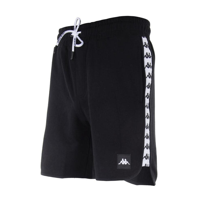 Short Negro Franja Blanca