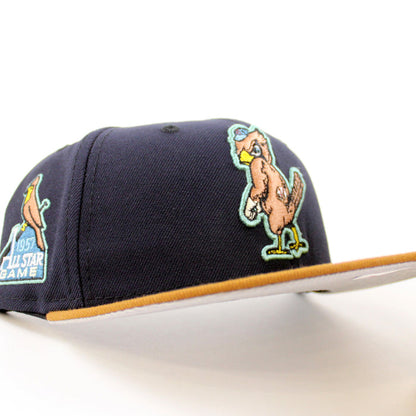 St. Louis Cardinals 1957 All Star Game New Era 59Fifty Fitted Hat (Navy Toasted Gray Under Brim)