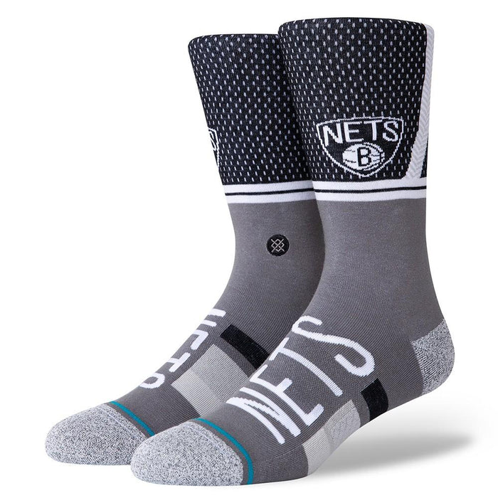Stance Sock Blooklyn Nets Shortcut 2 Black Grey